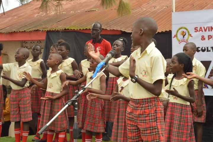 Primary pupils in class